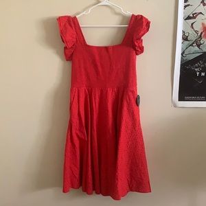 NWT Unique Vintage Raphaella Red Swing Dress